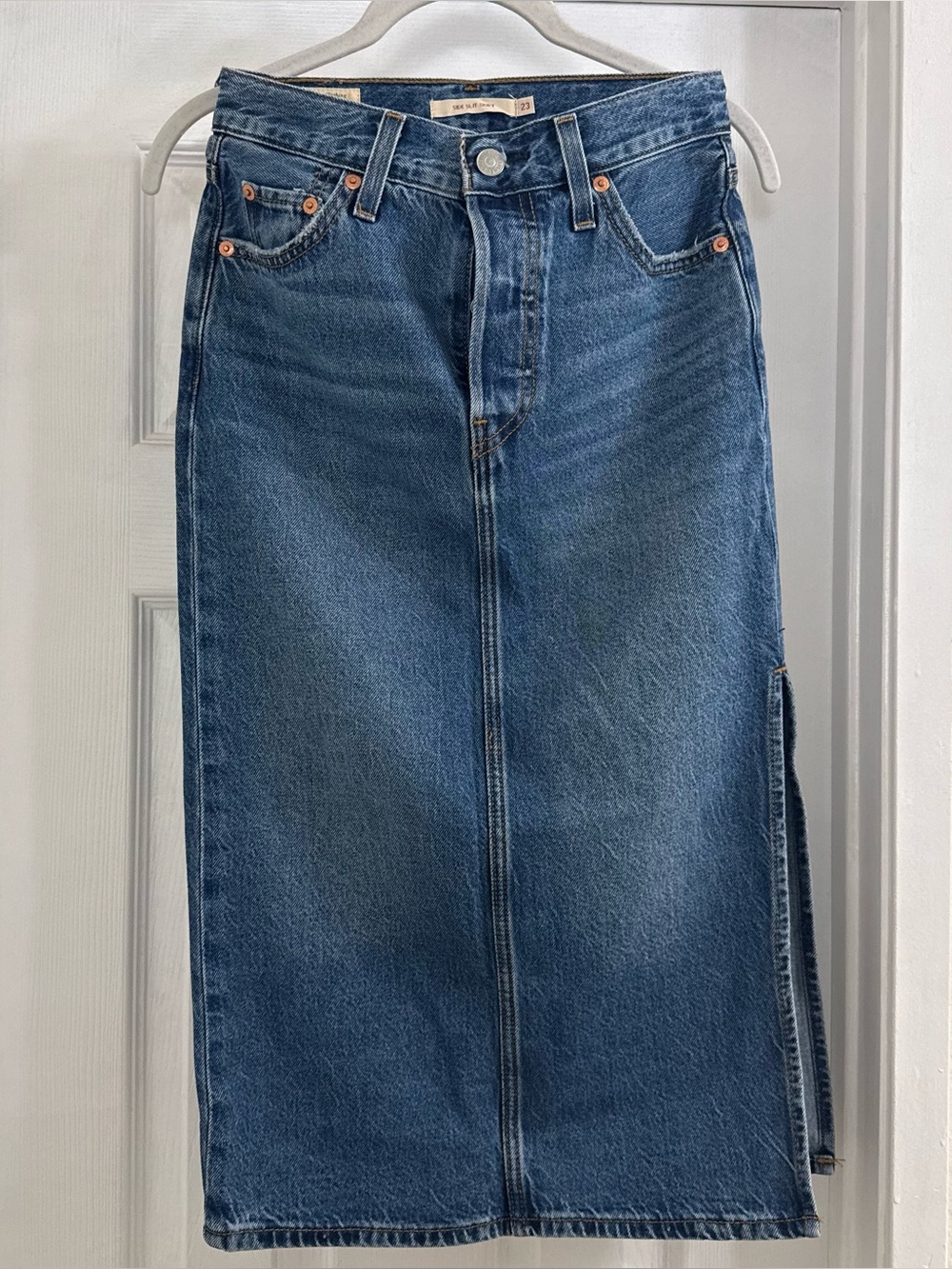 Levi’s Premium Side Slit Skirt